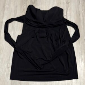 Wishes Chic Strapless Black Dress